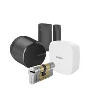 Tedee Set GO2 Aluminum Black (includes bridge, black door sensor,...