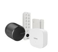 Tedee Set GO2 Aluminum Black (includes bridge, white keypad, and...