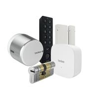 Tedee Set GO2 Aluminum Silver (includes bridge, black keypad, white...