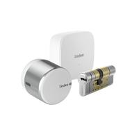 Tedee Set GO2 Aluminum Silver (includes bridge, EXXO cylinder)