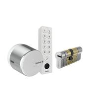 Tedee Set GO2 Aluminum Silver (includes white keypad, EXXO cylinder)