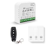 Tedeligo Wireless Roller Shutter Module Switch, Two Types Wireless Remote Switches for Roller Shutters Blinds Shades Awning 220V 230V Rf Radio Transmitter 100M Range Control