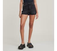 Tedie Ultra High Denim Shorts - Black - Women 25