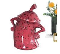 Tedious Canister with Attitude | 1/2 Storage Sweet Jars with Lid | PVC Food Storage Containers Cookie Canister Jar | 2023 New Sassy Canisters Home Decor Kitchen Accessories for Snack Storage