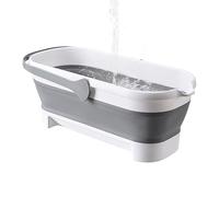 Tedious Collapsible Bucket with Handle | 22.44in Large Capacity Folding Bucket | Rectangular Cleaning Bucket with | Portable Basket Bucket Cleaning Tools for Mopping