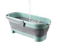Tedious Collapsible Bucket with Handle | 22.44in Large Capacity Folding Bucket | Rectangular Cleaning Bucket with | Portable Basket Bucket Cleaning Tools for Mopping