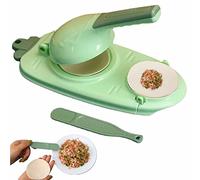 Tedious Dumpling Maker | 2 in 1 Dumpling Press Mold | Portable Chinese Pie Dumplings Maker Set Easy to Use | Creative Dumpling Wrap Maker Machine Kitchen Tools for Home Restaurant