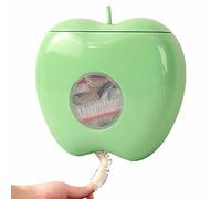 Tedious Food Covers Storage Box | 100Pcs Food Covers Bags | Wall Mounted Freshs Keeping Bags Container Reusable | Cute Cling Film Bag Dispenser Holder Home Decor Kitchen Tools, Green
