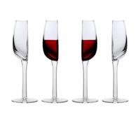 Tedious Half a Glass of Wine | 1/2/4 Funny Red Wine Glass | Novelty Drinking Glasses Cups with Half Shape | Crystal Red Wine Glasses Home Decor for Family Supplies (140ml)
