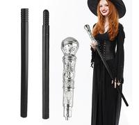 Tedious Halloween Prop Stick Pimp Canes | Festival Wand - Halloween Cosplay King Scepter Walking Cane Toy for Adults Kids Carnival