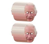 Tedious King Charles III Face Cover | 10/20Pcs Coronation Decorations 2023 Party Kings Supplies Fancy Dress Royal Family