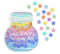 Tedious Reward Jar with Tokens | Wooden Stars Reward Jars | Magnetic Reward Chart with Storage Box | Children Behaviour Reward Board Jars for Home Classroom Accessories