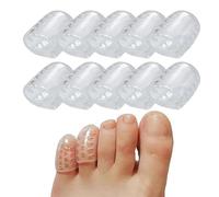 Tedious Silicone Toe Protector Caps | 10/20 Toe Protectors for Little Toe | Breathable Anti-Friction Toe Protective Covers Sleeve | Soft Toe Protectors for Women & Men Prevent Blisters