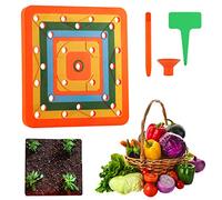 Tedious Square Foot Gardening Template | Novelty Garden Square Template Seed Spreader,Soil Spacer Garden Tools, Soil Blocker for Planting Seeds