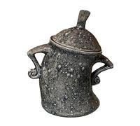 Tedious Storage Jars with Attitude | Attitude Canister Sweet Jars with Lid | PVC Food Storage Containers Cookie Jar | 2023 New Sassy Canisters Home Decor Kitchen Accessories for Snack Storage, Grey