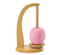 Tedious Yarn Holder for Crochet Accessories | 1 Pc/2 Wooden Yarn Spinner | Rotatable Magnetic Levitation Yarn Ball Storage | 2024 New Wool Yarn Winder for Crocheting and Knitting Accessories