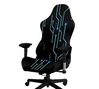 Tedkoo Elastic Print Gaming Chair Covers Slipcovers, Stretchable Computer Chair Seat Cover for Reclining Racing Gaming Office Armchair