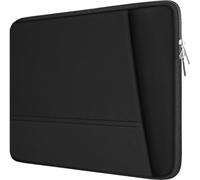 TEDNETGO Laptop Sleeve 15.6 inch, Upgrade Sturdy Portable Monitor Computer Laptop Case, Carrying Sleeve Bag Briefcase Bag 15.6'' with Pockets for MacBook PC Mac HP Lenovo Dell Asus Xbox Switch, Black