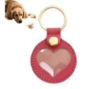 tedohamgan Cat Hair Holder Key Chain | Dog Cute Keepsake Hair Keyring - Heart Shape Memorial Pendant Key Chain for Men Bag Backpack Purse Collection Charm Women