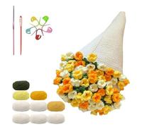 tedohamgan DIY Throw Blanket,Crochet Lily of the Valley,Crochet Flowers Bouquet Blanket | for Beginners Mother Birthday Christmas Valentine's Day