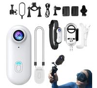 tedohamgan Wearable Camera,Outdoor Sports Camera - Tiny Cam, Waterproof Vlogging Device for Sports Bike Cycling Gym Hiking Outdoor Travel, 170 Degree Wide Angle