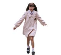 TEDPRBGE Women Winter Coats Japanese JK Collar Jacket JK Uniform Costume Thick Warm Thick Warm Sailor Jacket Coat (UK, Alpha, XL, Regular, Regular, Beige)