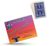 Ted's Sterling Magic Precision Blue Rider Back Bicycle Svengali Deck with Instructions for 100+ Tricks (Unspecified)