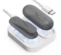 Tedubax Charging Dock for Plaud NotePin S, 2-in-1 Magnetic Charging Stand with USB-C Braided Cable, Fast Charging Replacement Accessory for NotePin S AI Voice Recorder