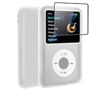 Tedubax Silicone Case for innioasis Y1 Mp3 Player, Soft Anti-Scratch Cover with Screen Protector, Slim Lightweight Full-Body Protection -Mist White