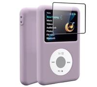 Tedubax Silicone Case for innioasis Y1 Mp3 Player, Soft Anti-Scratch Cover with Screen Protector, Slim Lightweight Full-Body Protection -Rose Grey