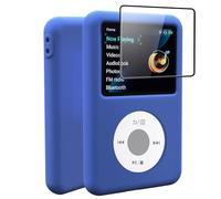Tedubax Silicone Case for innioasis Y1 Mp3 Player, Soft Anti-Scratch Cover with Screen Protector, Slim Lightweight Full-Body Protection -Blue