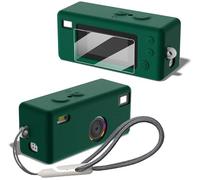 Tedubax Silicone Case for Kodak CHARMERA Keychain Digital Blind Box accessories,Soft Silicone Protective Case,Comes with Screen Protectors and Wrist Strap - Dark green
