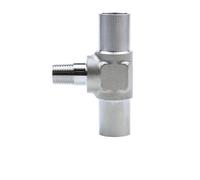 Tee 3 Ways Reducer 6 8 10 12 mm 1/4 3/8 1/2 3/4 Inch Auto Weld Pipe Fitting Connector Spillter 316L Stainless Steel BA Grade(5l8-6mm-5l8 Inch)