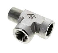 Tee Fitting 3/4'' NPT Male x Female Steel 170bar (2388.5psi)