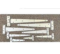 Tee Hinge 4" 6" 8" 10" 12" 14" 16" 18" Wooden Gate Fitting Kit Garden Gate Zinc (1 Hinges, 16" 400mm)
