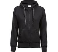 Tee Jays Ladies Fashion Full Zip Hooded 3 Thread Fabric Double Dyed Sweat