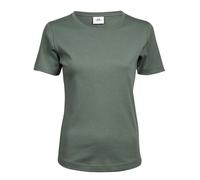 Tee Jays Ladies Interlock Tee Womens Short Sleeve Cotton Trendy T-Shirt Top