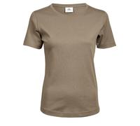 Tee Jays Ladies Interlock Tee Womens Short Sleeve Cotton Trendy T-Shirt Top