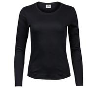 Tee Jays Ladies Long Sleeve Interlock Tee Womens Cotton T-Shirt Top
