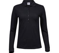 Tee Jays Ladies' Luxury Tailored Stretch Long Sleeve Polo Womens Tops