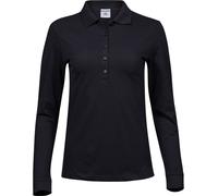 Tee Jays Ladies' Mini Pique Luxury Cotton Long Sleeve Stretch Polo T-Shirt