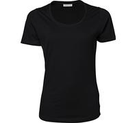 Tee Jays Ladies' Stretch Tee M Black