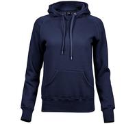 Tee Jays Ladies Womens Cotton Blend Raglan Sleeve Hooded Sweatshirt Hoodie