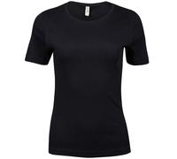 Tee Jays Ladies Womens Interlock Short Sleeve Crew Neck Tee T-Shirt