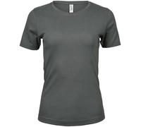 Tee Jays Ladies Womens Interlock Short Sleeve Crew Neck Tee T-Shirt