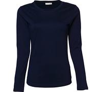 Tee Jays Lady Long Sleeve Interlock Tee - Navy Blue - S