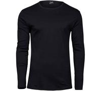 Tee Jays Long Sleeve Tee Interlock Cotton Crew Neck T-Shirt S-3XL