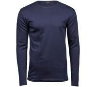 Tee Jays Long Sleeve Tee Interlock Cotton Crew Neck T-Shirt S-3XL