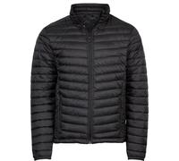 Tee Jays Mens BLACK GREY BLUE or GREEN Showerproof Zepelin Padded Jacket