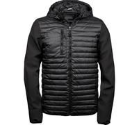 Tee Jays Mens Crossover Hooded Padded Jacket PC6089